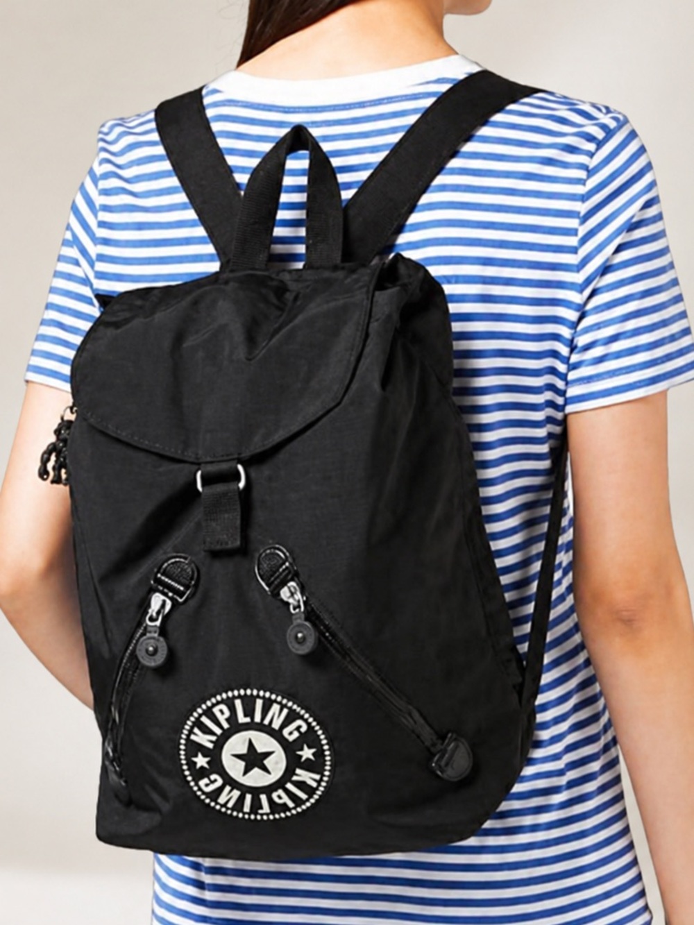 NWT KIPLING Navy Fundamental Backpack - Size Medium - SOLD OUT ONLINE